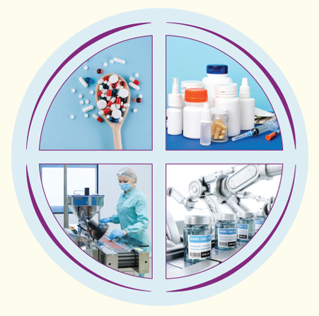 Pharmaceutical products, manufacturing and laboratory technology